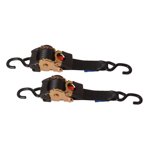 Motorcycle Double Hook Iron Auto Retractable Tie Down