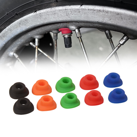 Motorcross Colorful Silicone Valve Mouth Washers Gasket