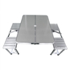 Motorcycle Outdoor Table Folding Table with Seat