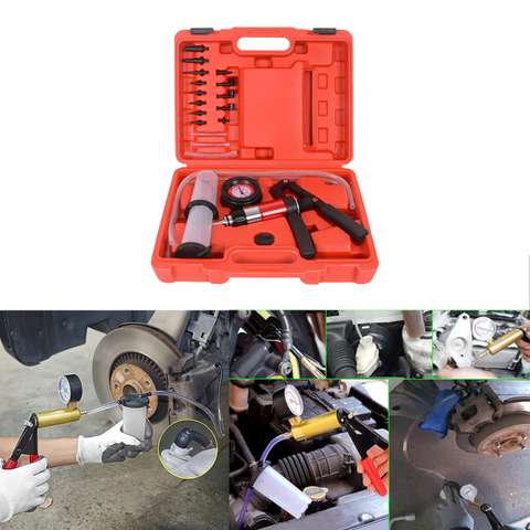 Motorcycle Auto General Handheld Vacuum and Pressure Pump Manual Vacuum Pump