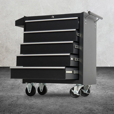 Motorcycle tool storage box with roller rolling tool box cabinet