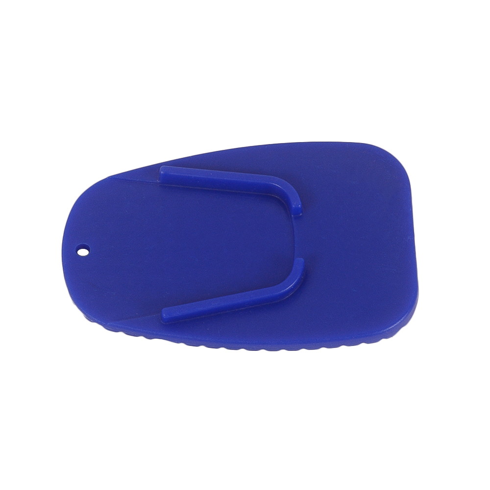 Universal plastic rubber pad for motorcycle foot support Side Extension Support Foot Pad Base Motorcycle Kickstands
