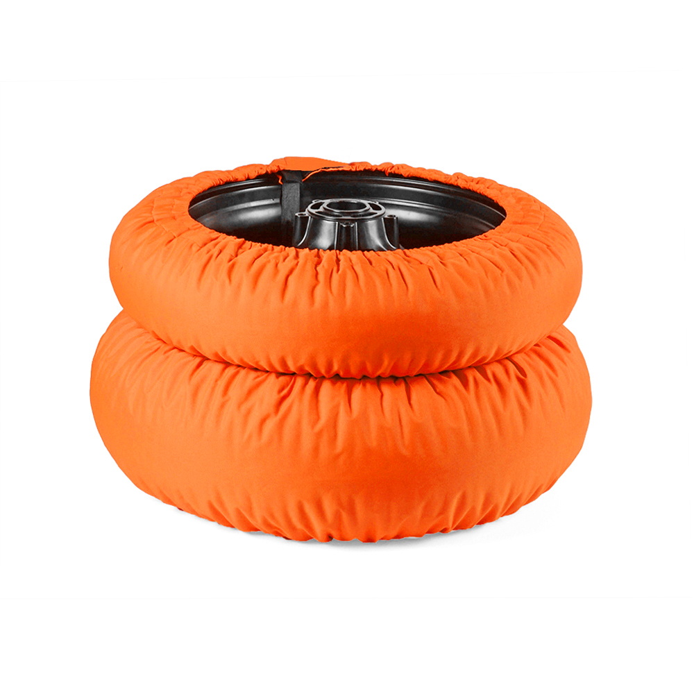 17inches Wheels Basic 100 Orange Front 120 Rear 165 Motorcycle Racing Tyre Warmer Motorcycle Tire Warmers