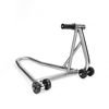 Stainless steel motorcycle stand single arm motorcycle stand with wheels