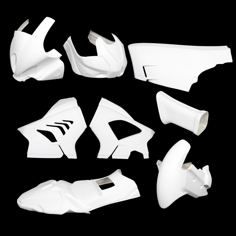 BMW M1000RR Fiberglass Race Fairing